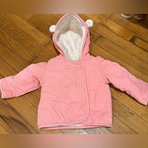Mini Boden Baby Corduroy Jacket with Bird Lining
